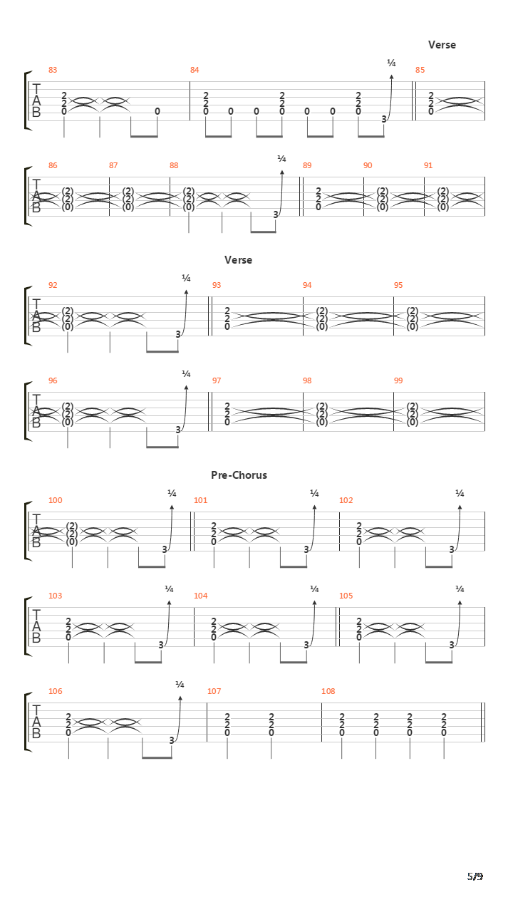 Long Stick Goes Boom吉他谱