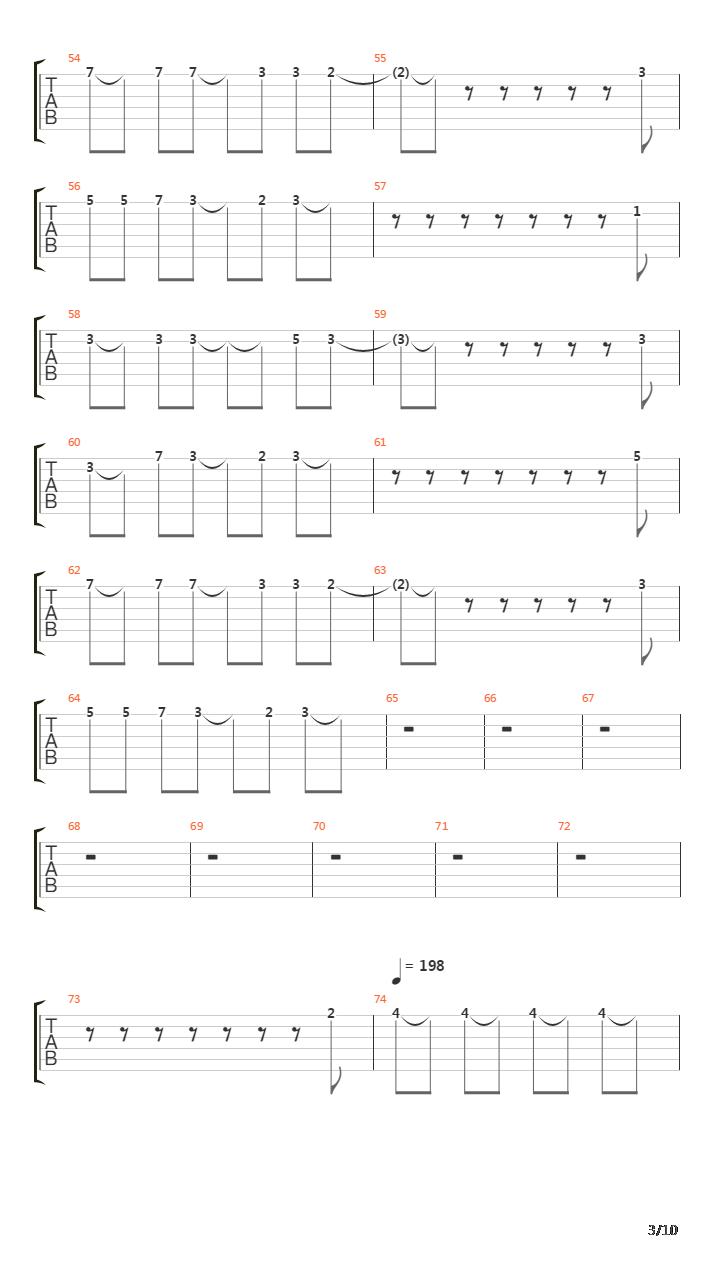 秋の気配のアルペジ(Aki No Kehai No Arpeggio)吉他谱