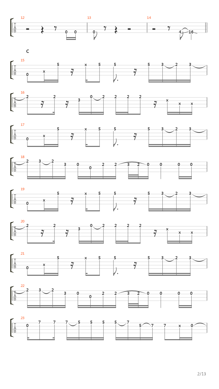 Blast吉他谱