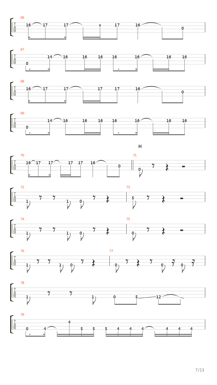 Blast吉他谱