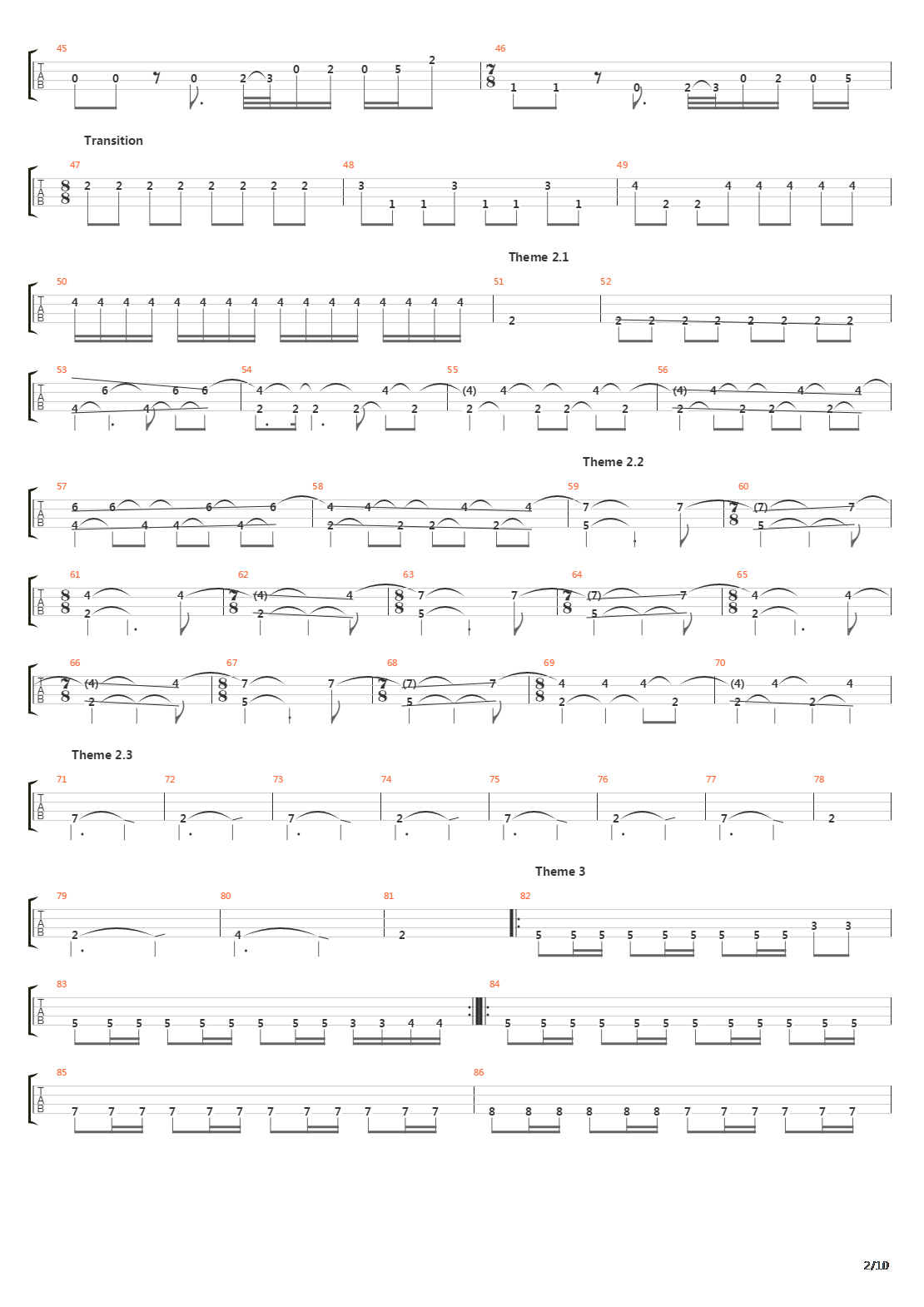 Tubular Bells Part 1吉他谱