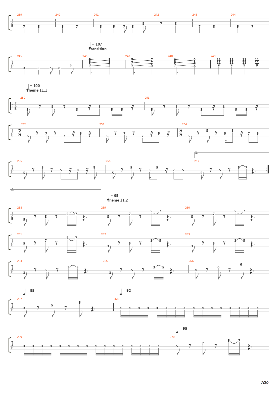 Tubular Bells Part 1吉他谱