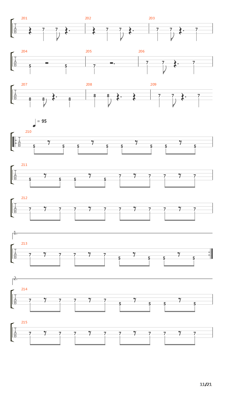 Tubular Bells Part 1吉他谱