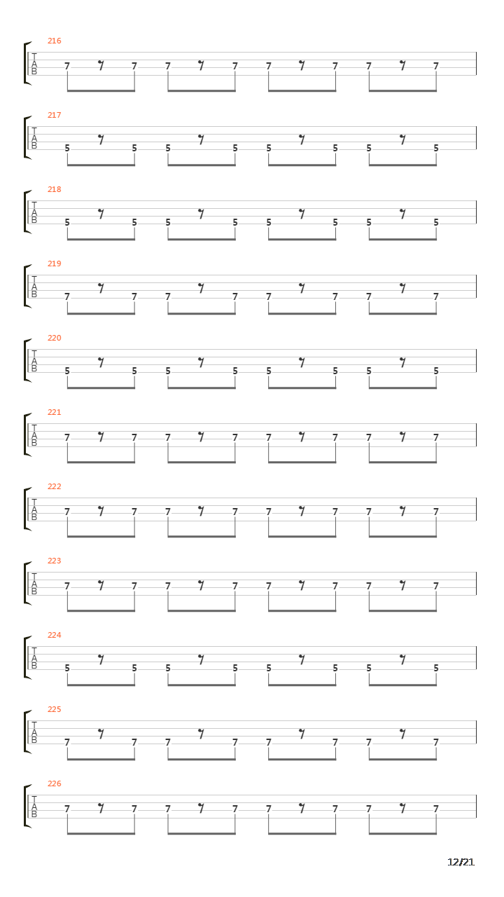 Tubular Bells Part 1吉他谱