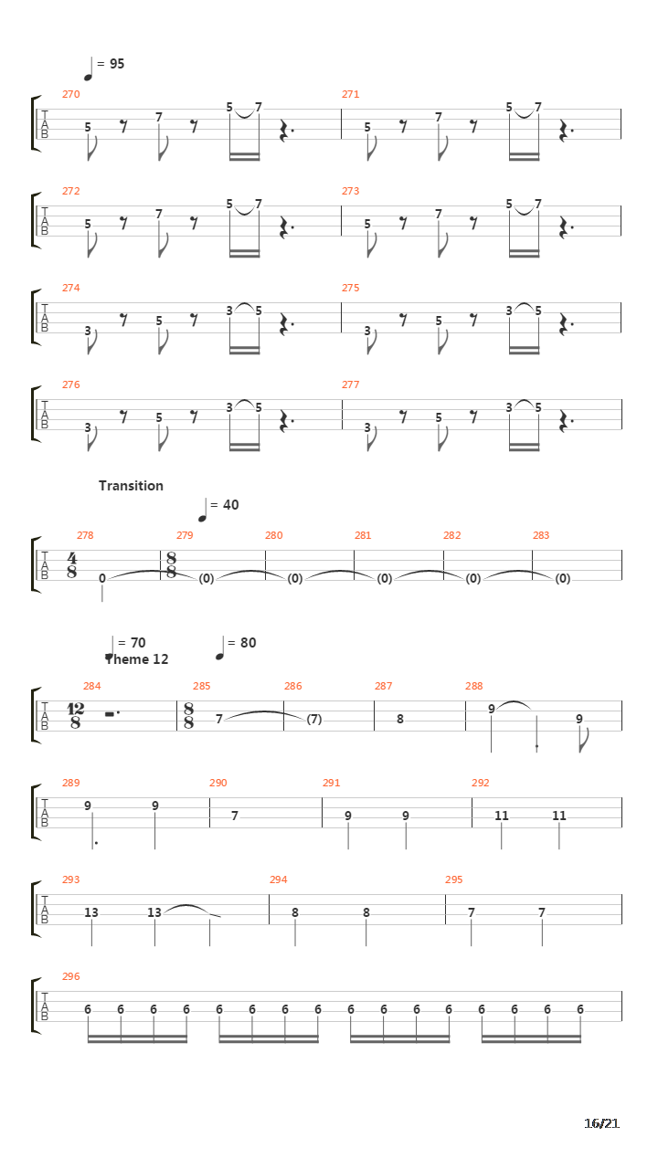 Tubular Bells Part 1吉他谱