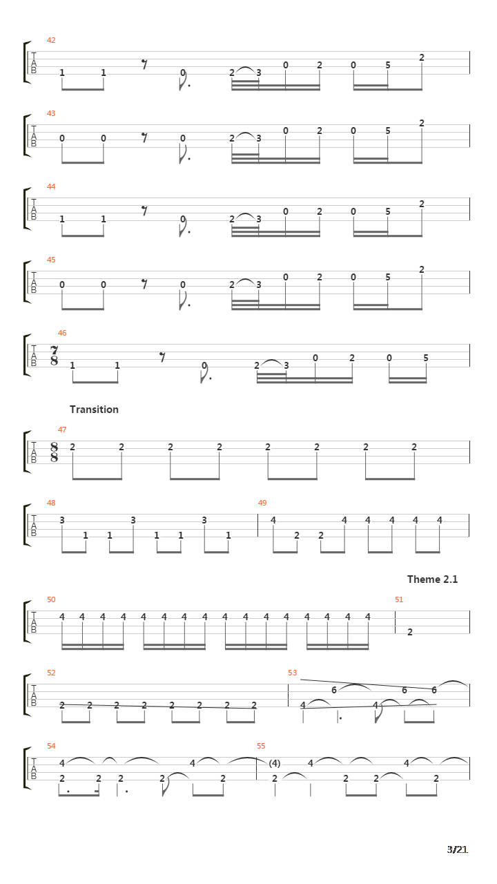 Tubular Bells Part 1吉他谱