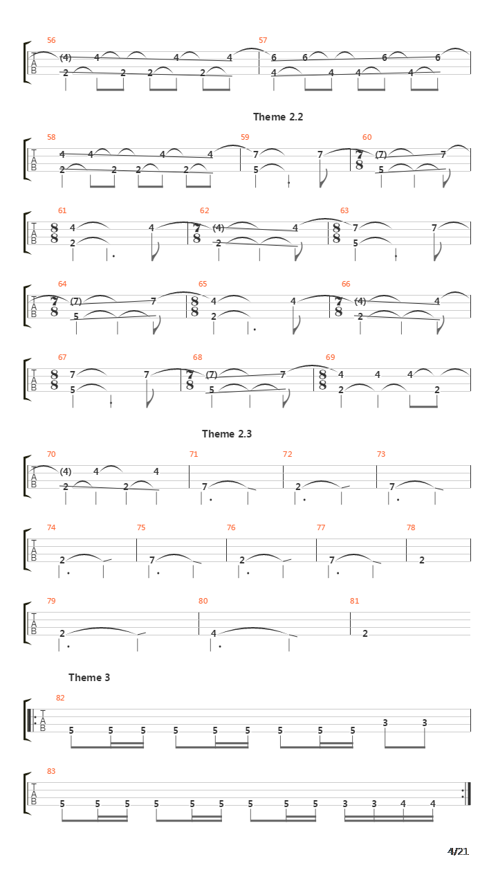 Tubular Bells Part 1吉他谱
