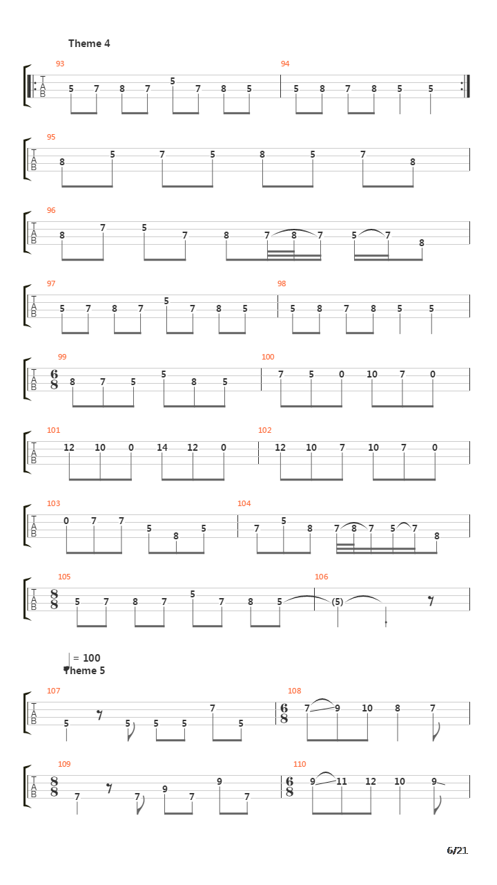 Tubular Bells Part 1吉他谱