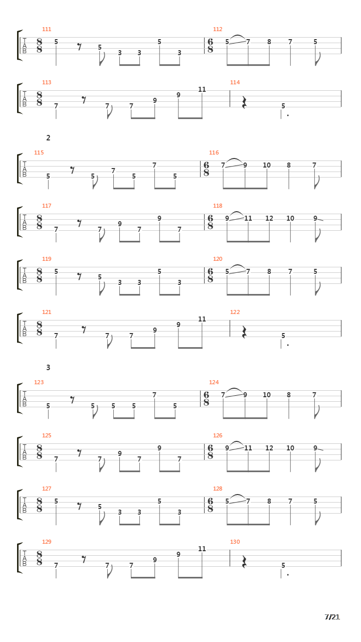 Tubular Bells Part 1吉他谱