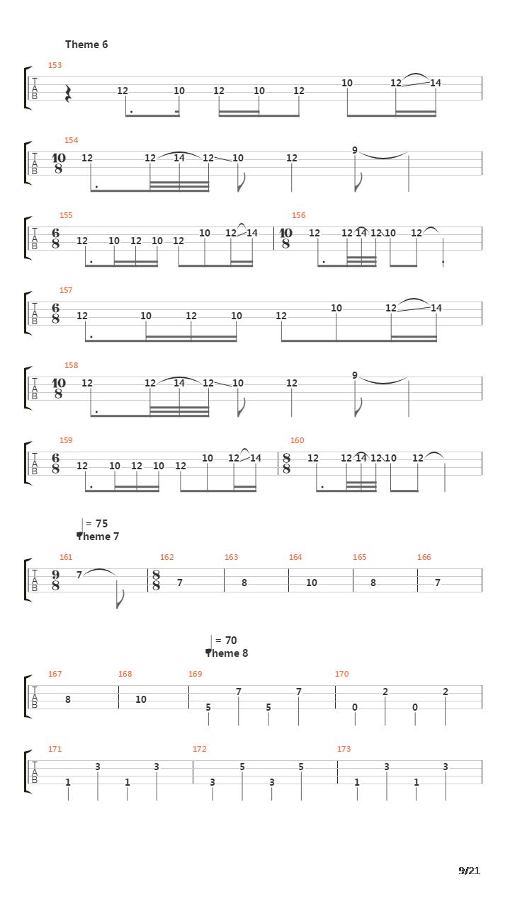 Tubular Bells Part 1吉他谱