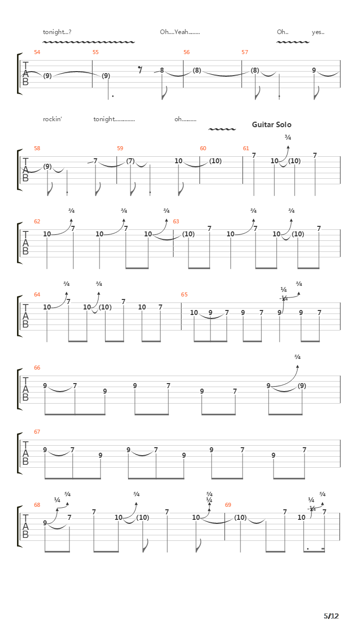 Good Rockin Tonight吉他谱
