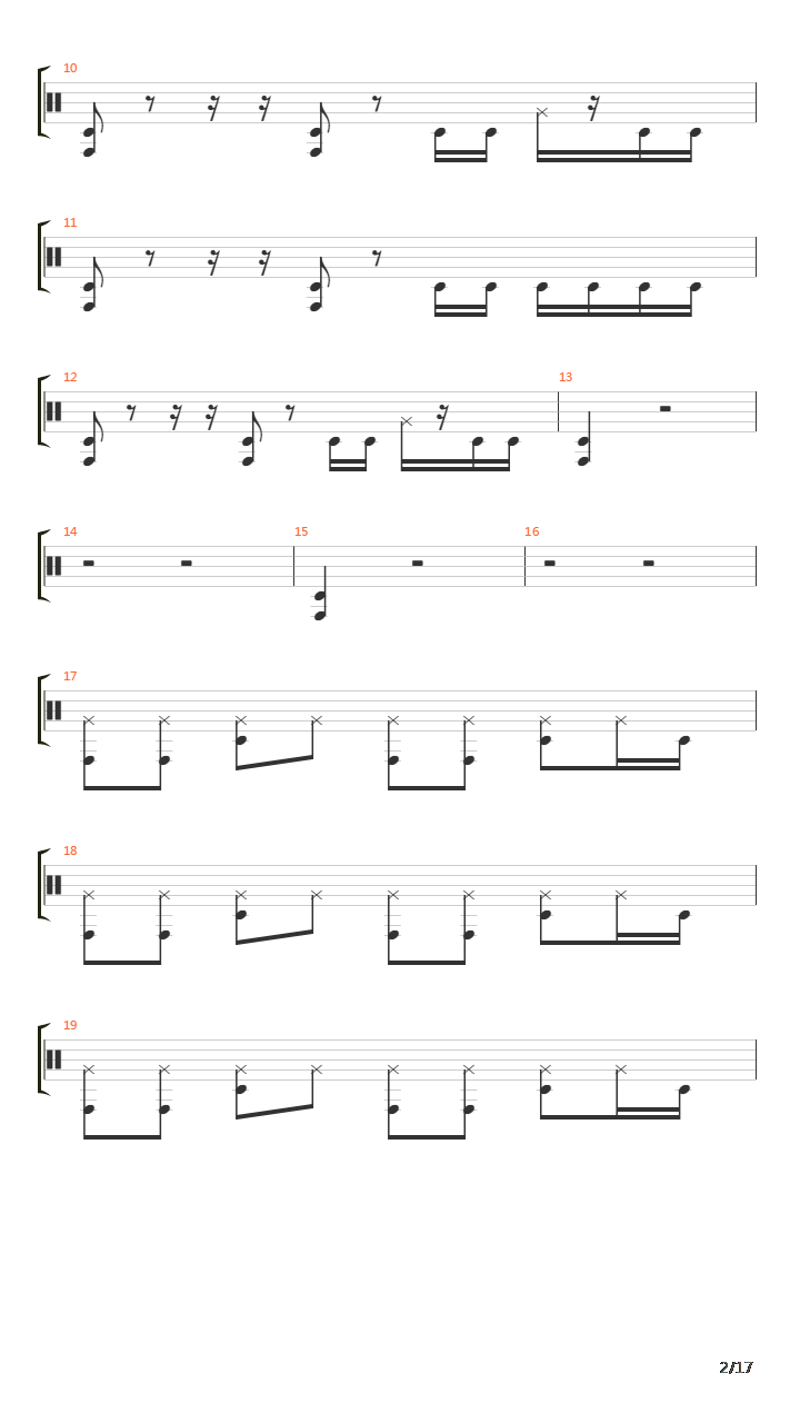 Farewell Song(离歌)吉他谱