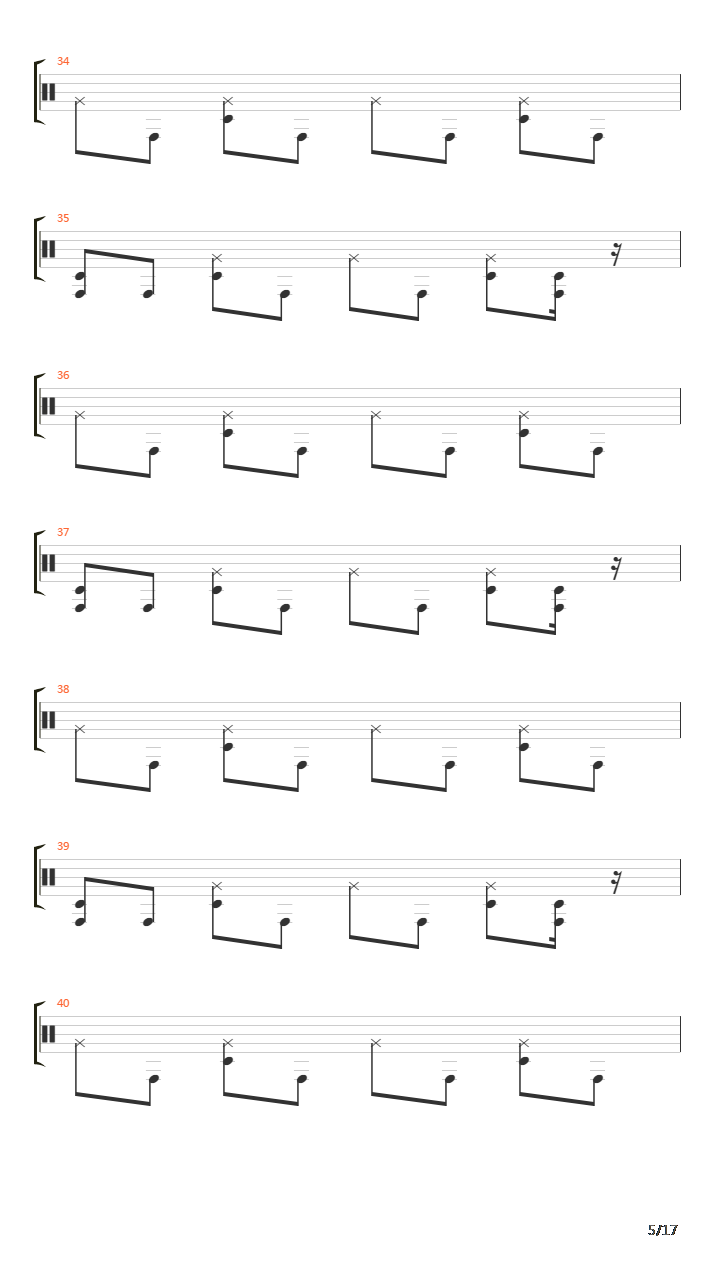 Farewell Song(离歌)吉他谱