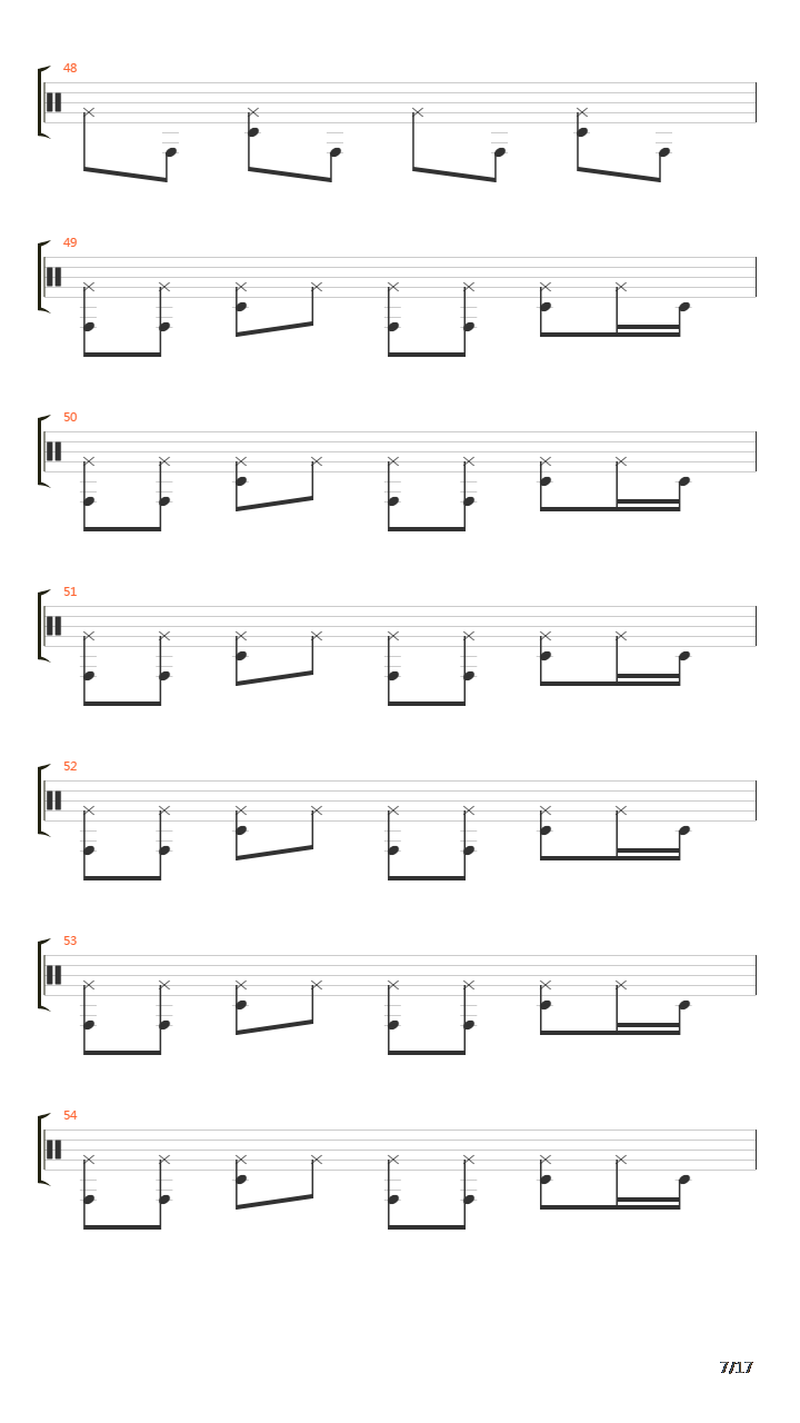 Farewell Song(离歌)吉他谱