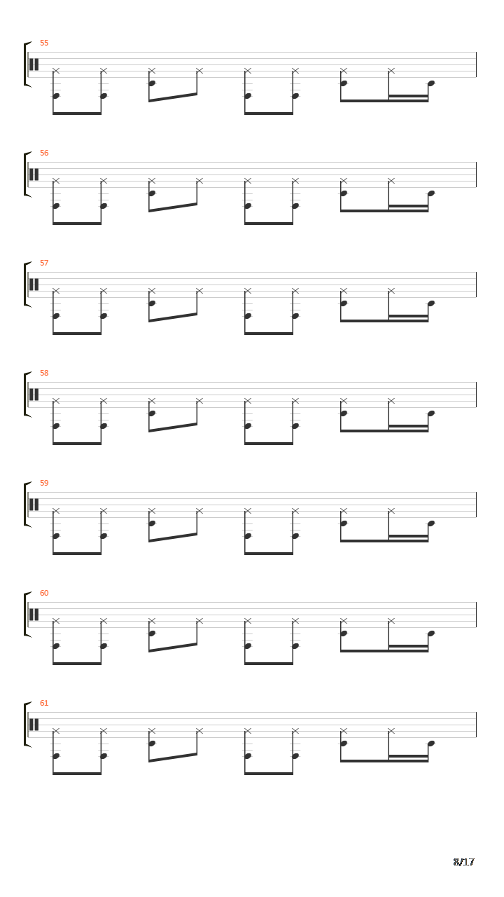 Farewell Song(离歌)吉他谱