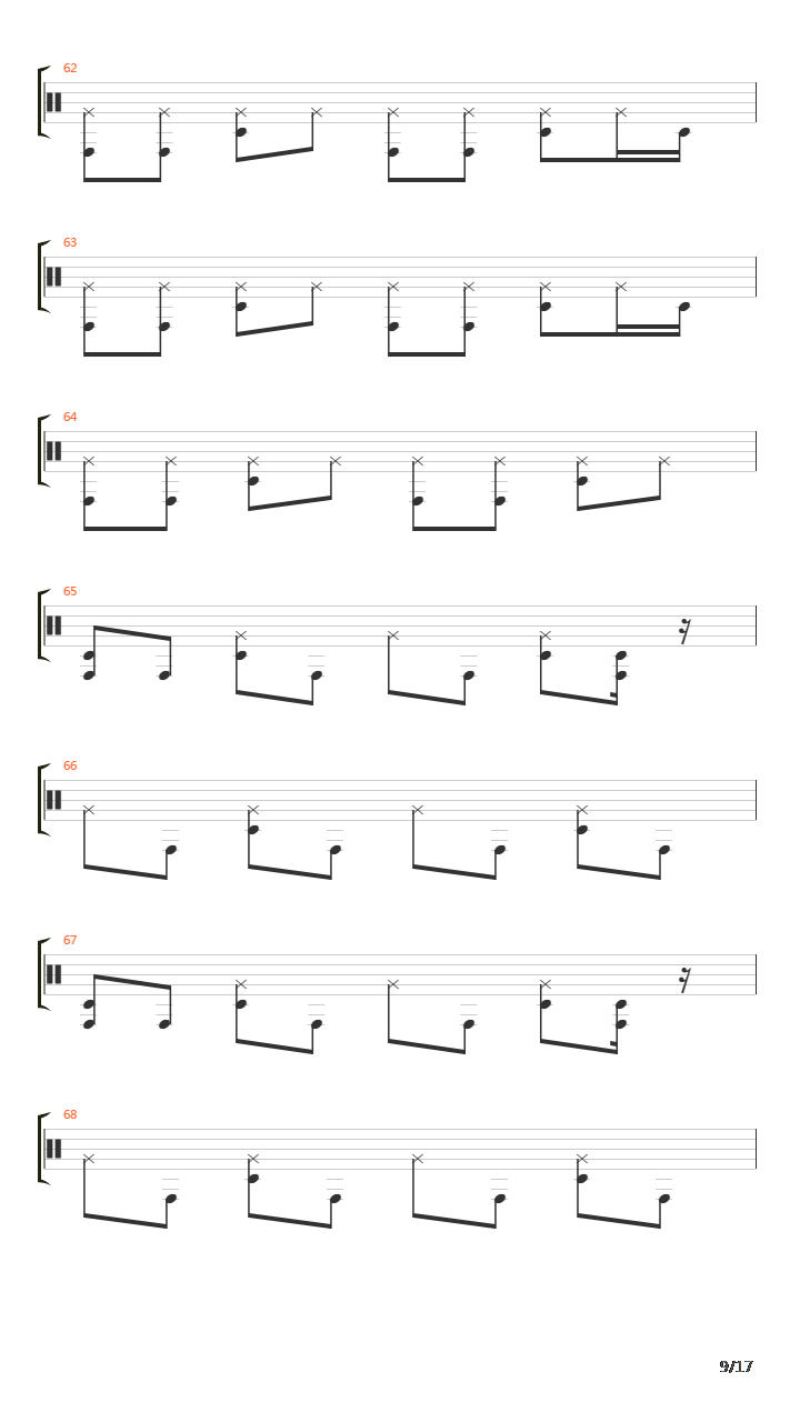 Farewell Song(离歌)吉他谱