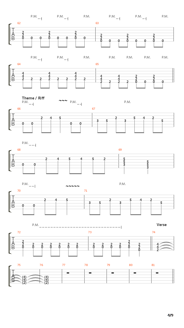 Alpenglow吉他谱
