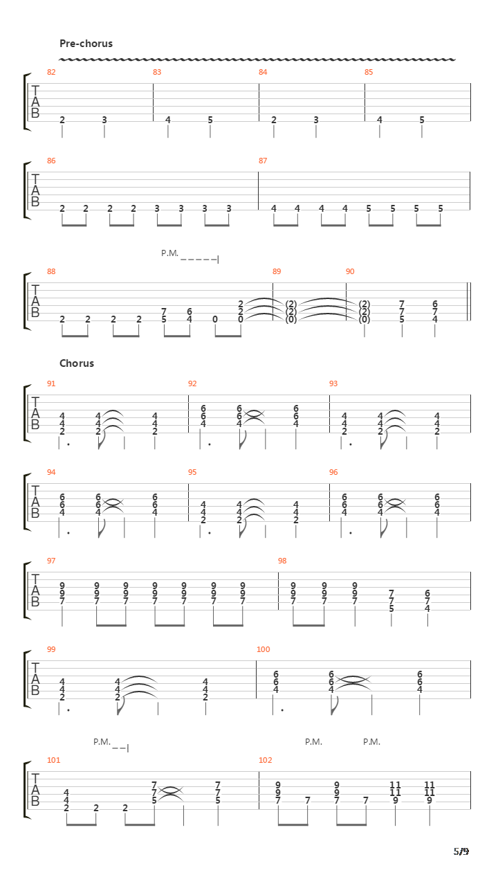 Alpenglow吉他谱