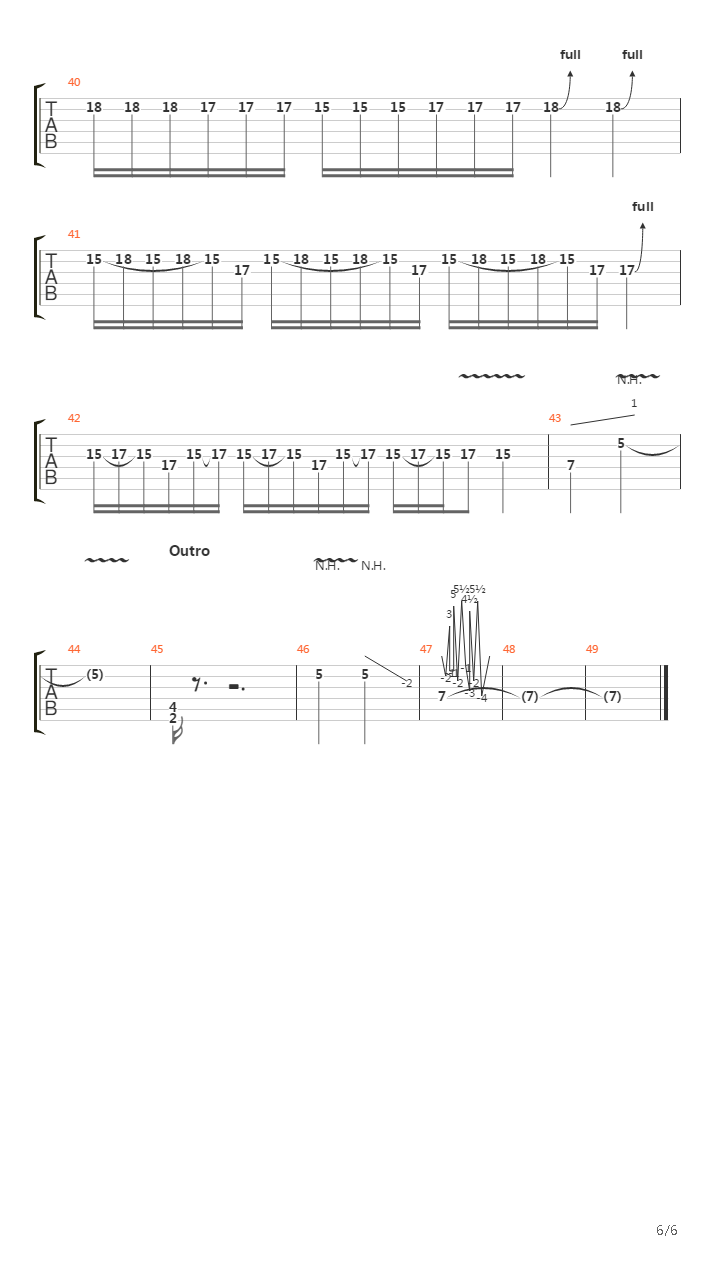 Gates To Hell吉他谱