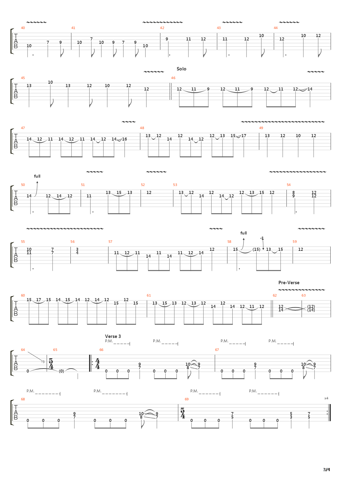 The Axeman吉他谱