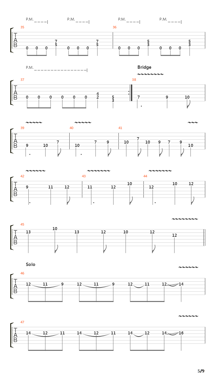 The Axeman吉他谱