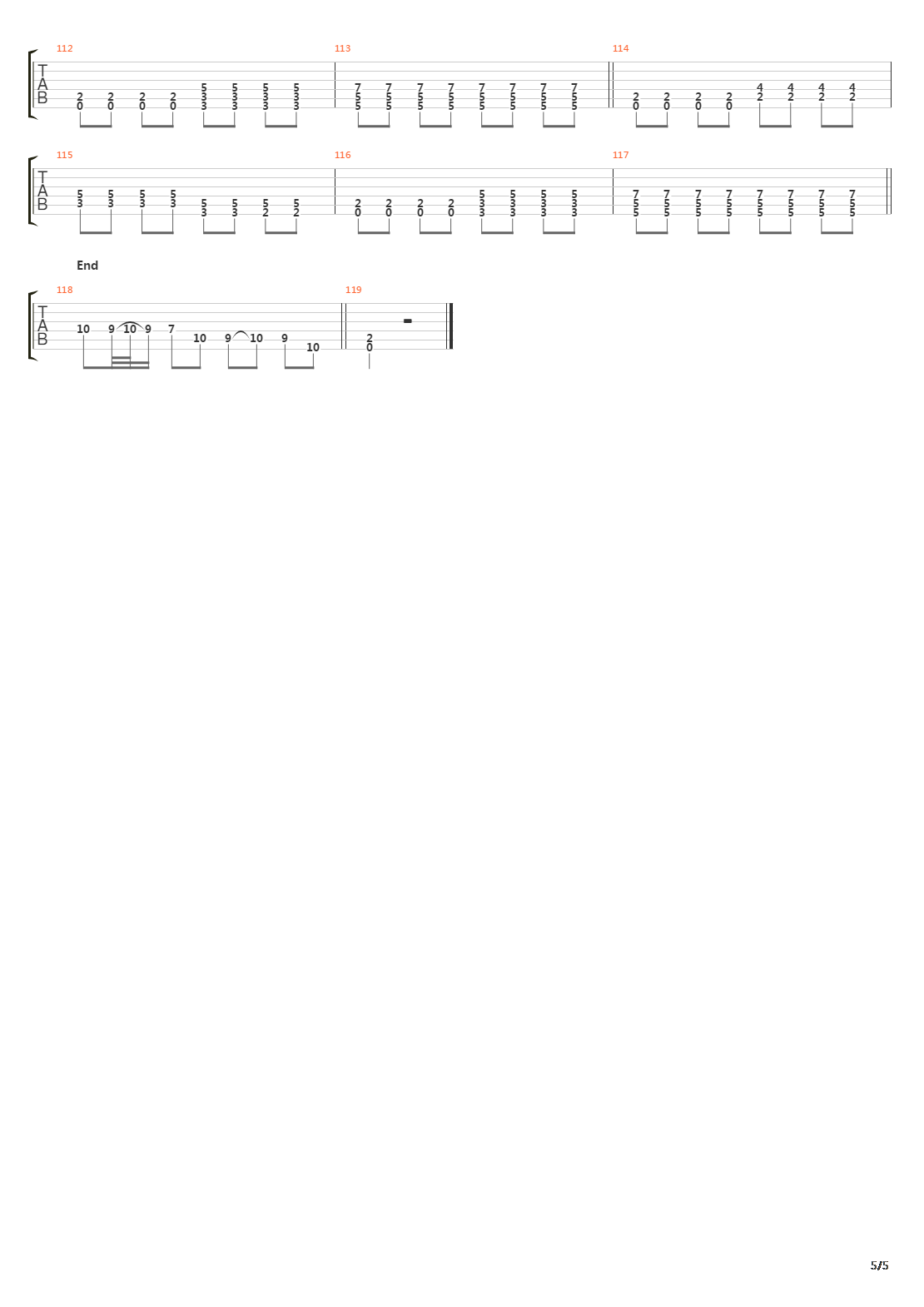 Skyline吉他谱