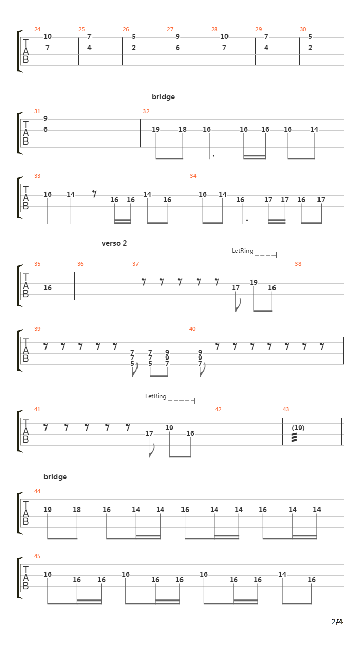 Try吉他谱