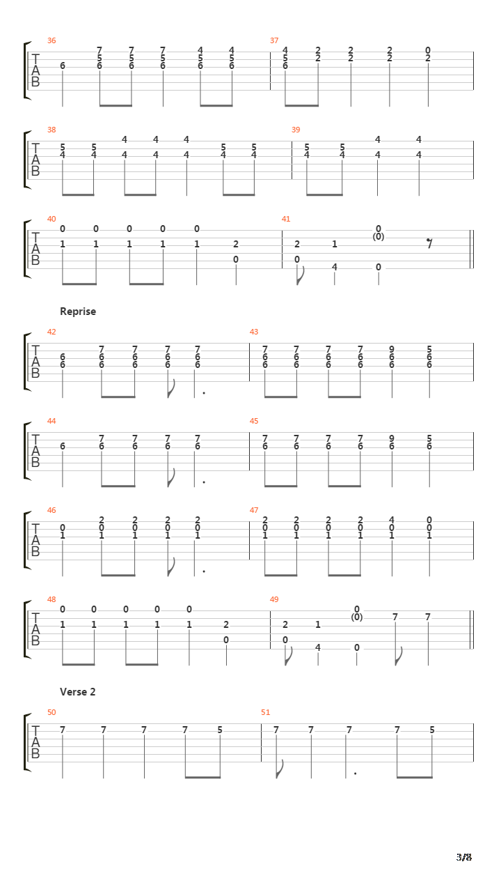 La Devotee吉他谱