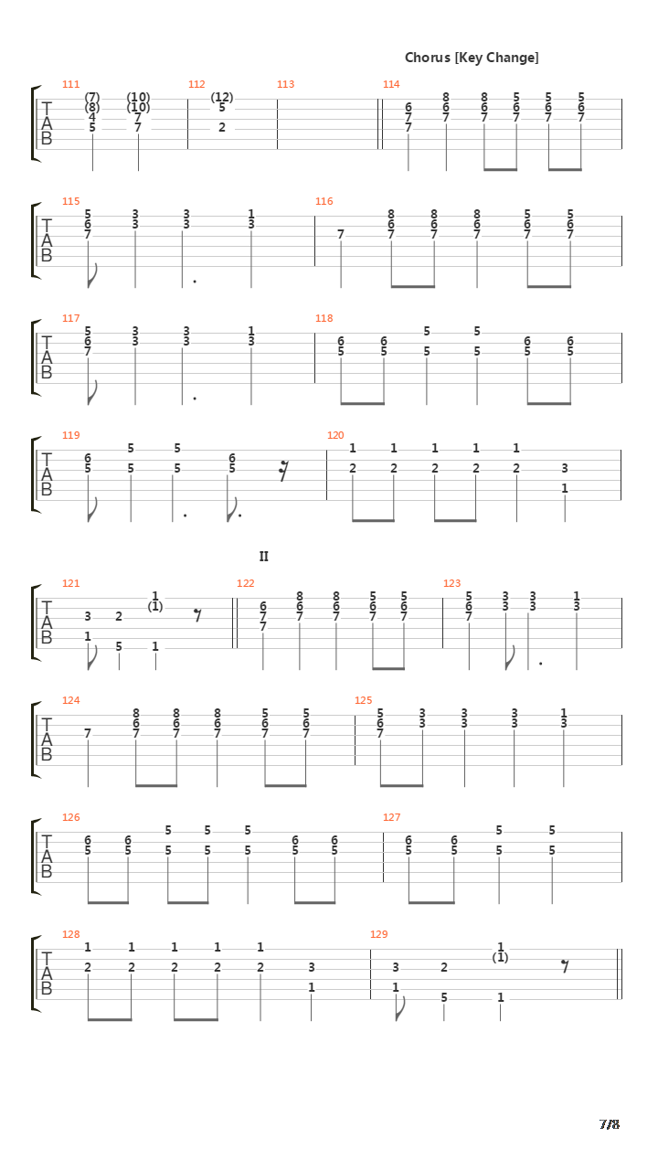 La Devotee吉他谱