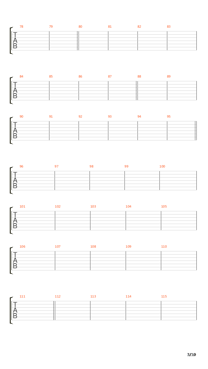 Flatline吉他谱