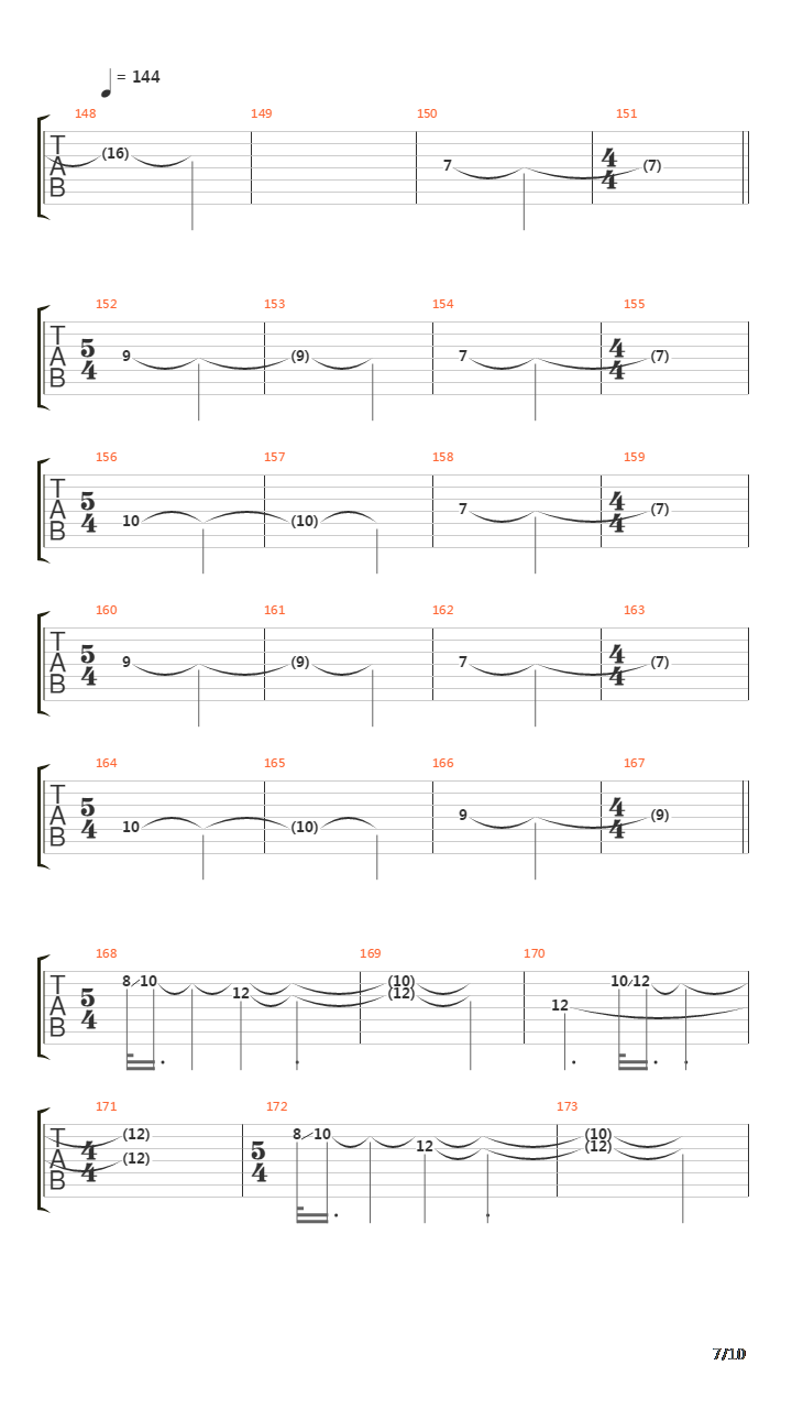 Flatline吉他谱