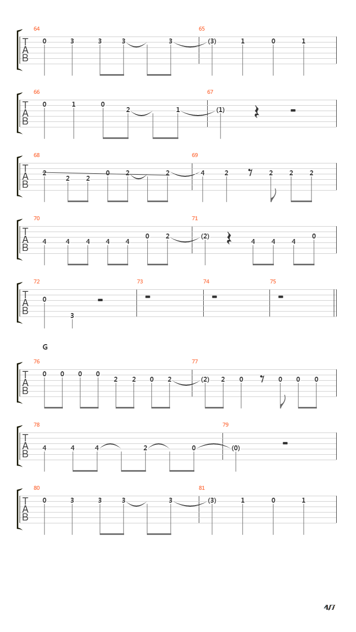 Primer Beat吉他谱