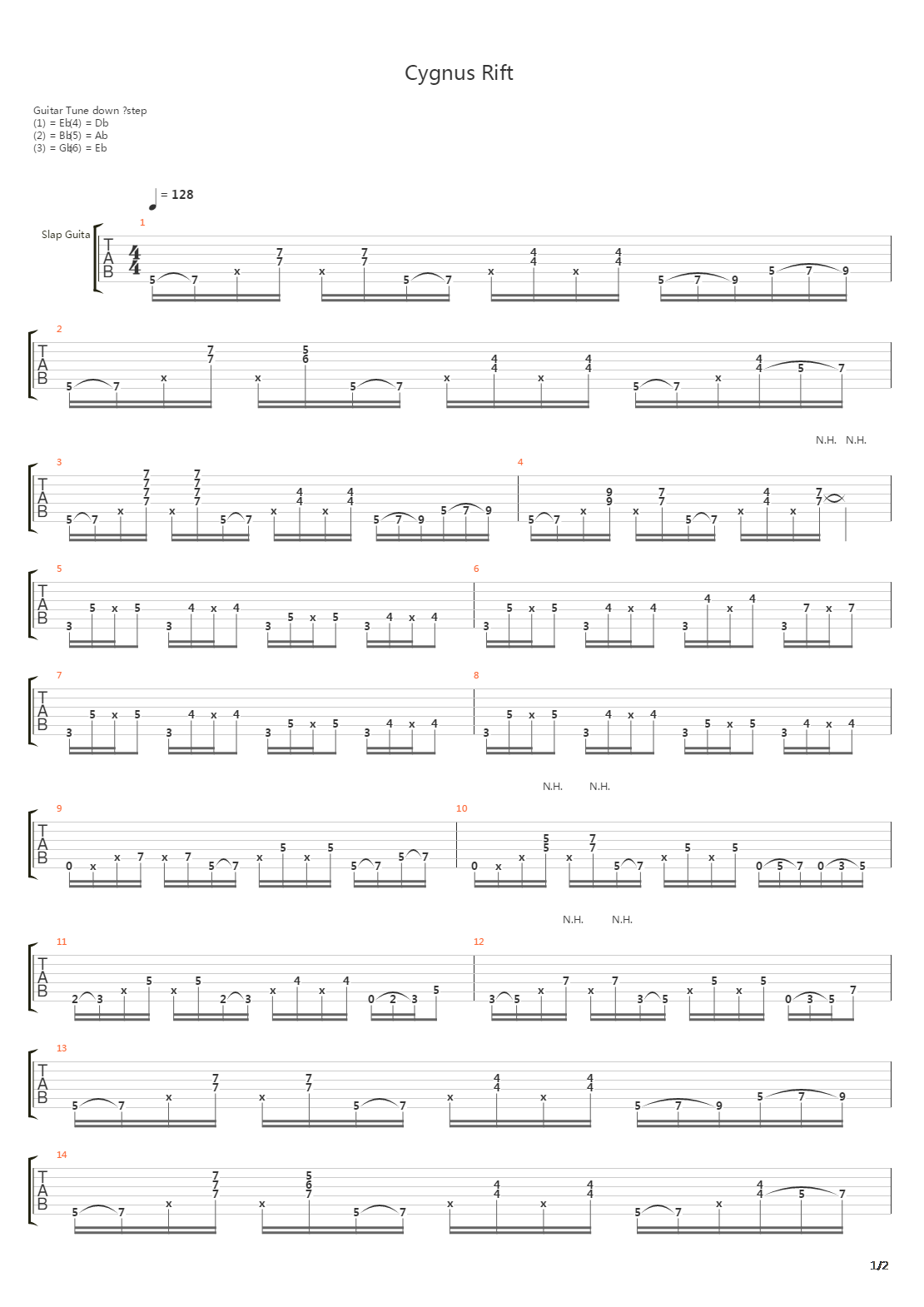Cygnus Rift吉他谱