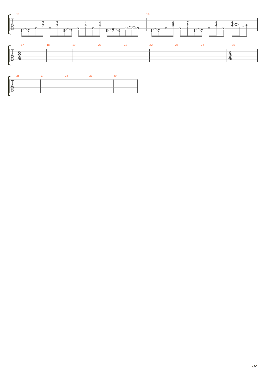 Cygnus Rift吉他谱