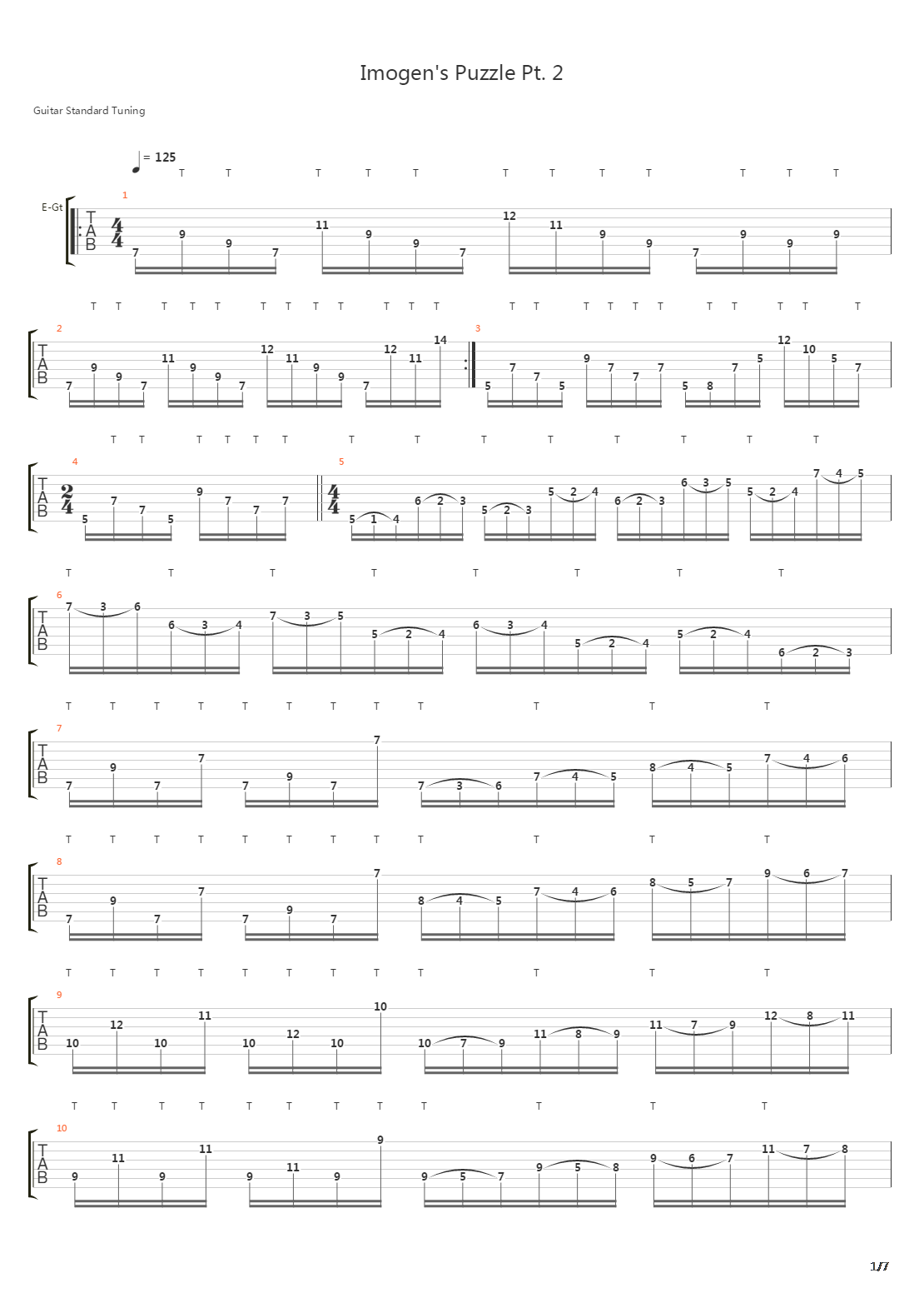 Imogens Puzzle Part 2吉他谱