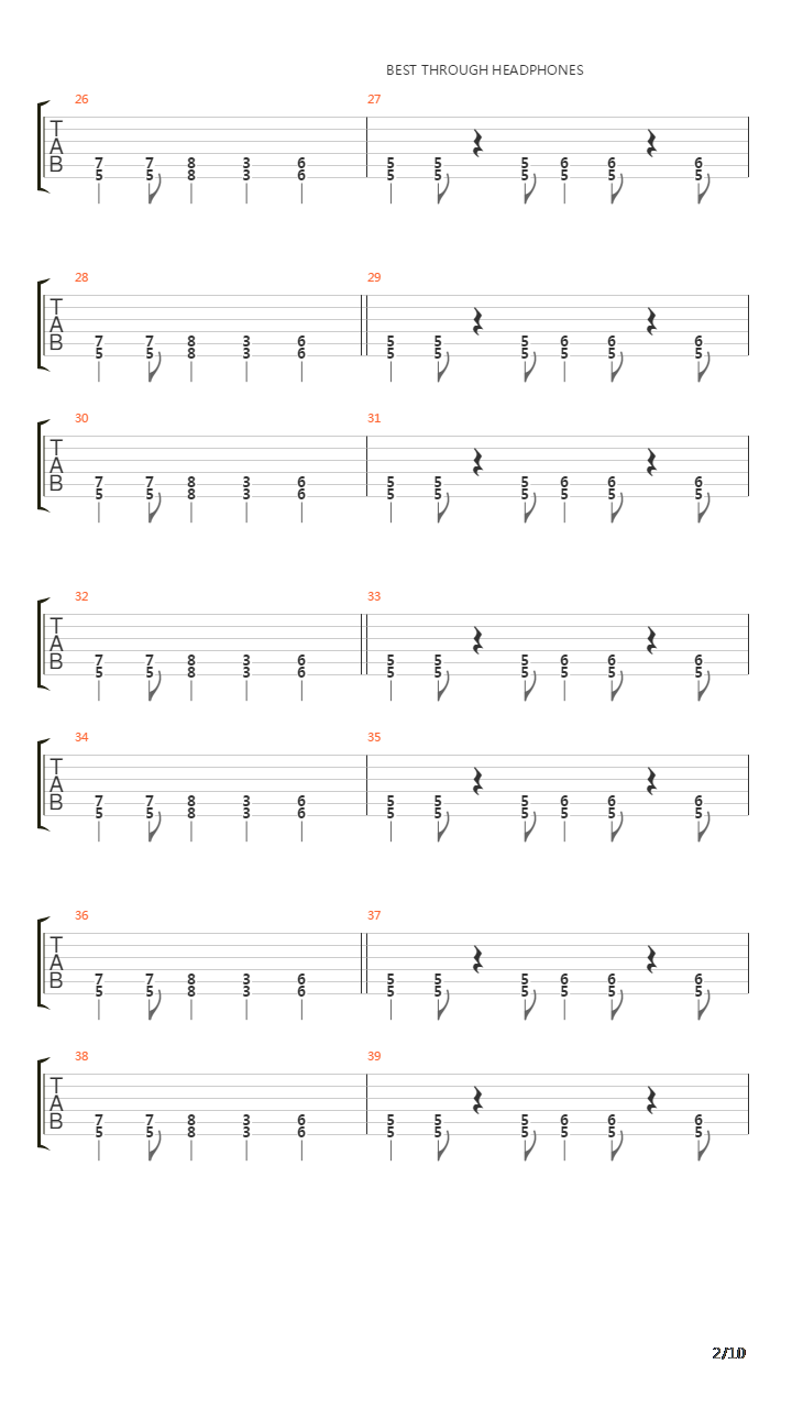 Rammvier Ramm4吉他谱