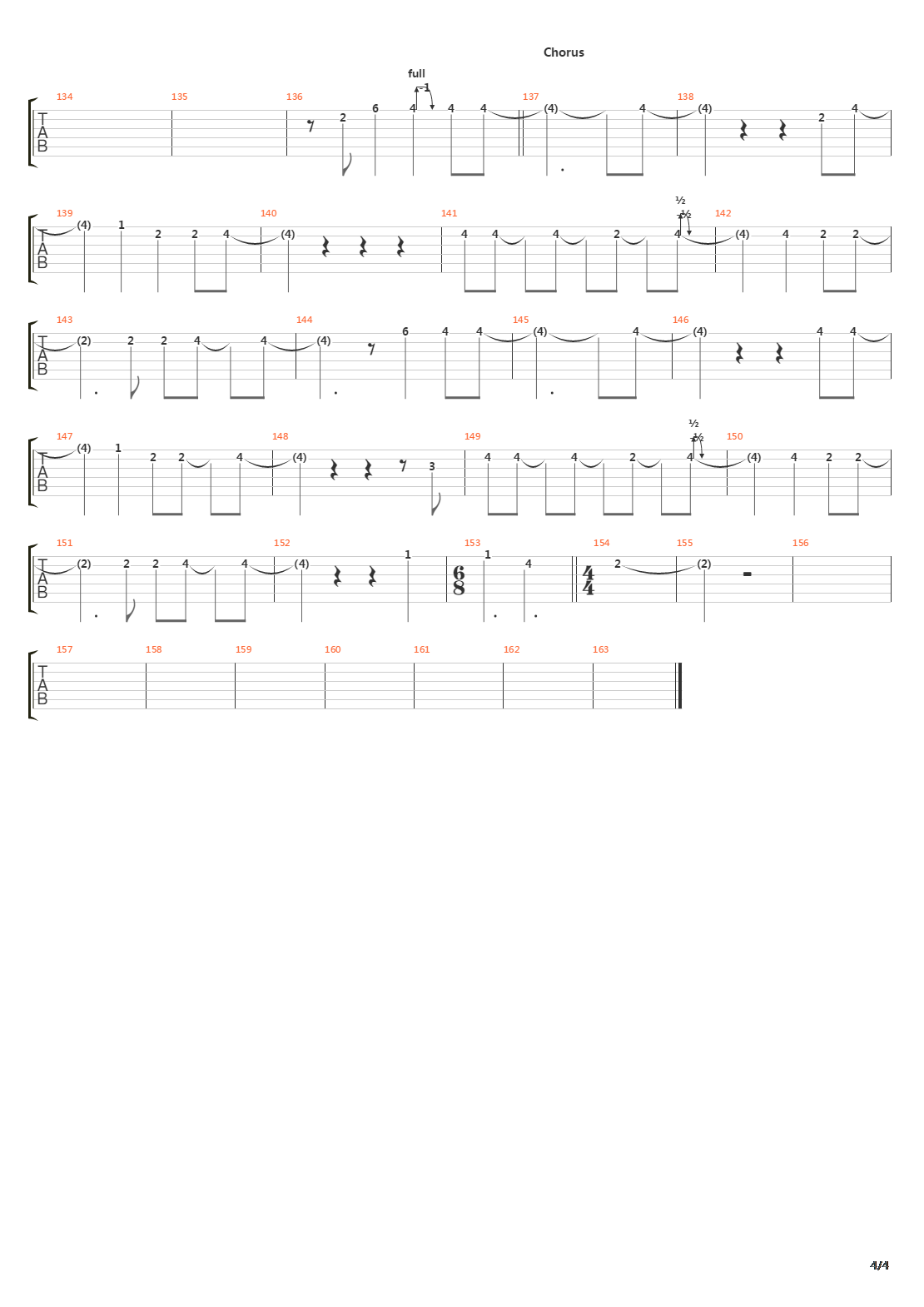 Audience Of One吉他谱