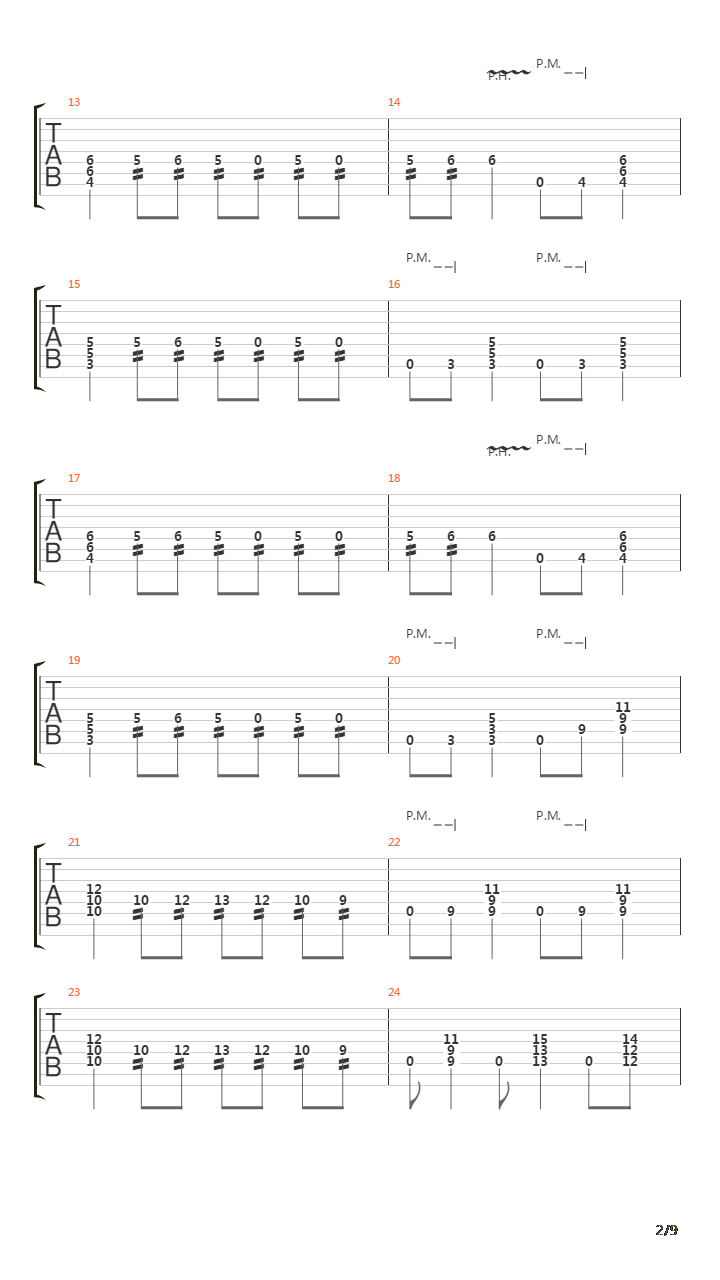 Envy吉他谱