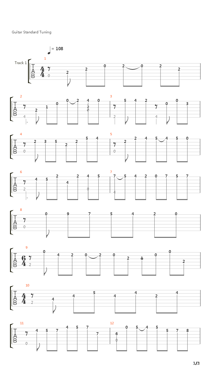 Lute Suite No 4 I Prelude吉他谱