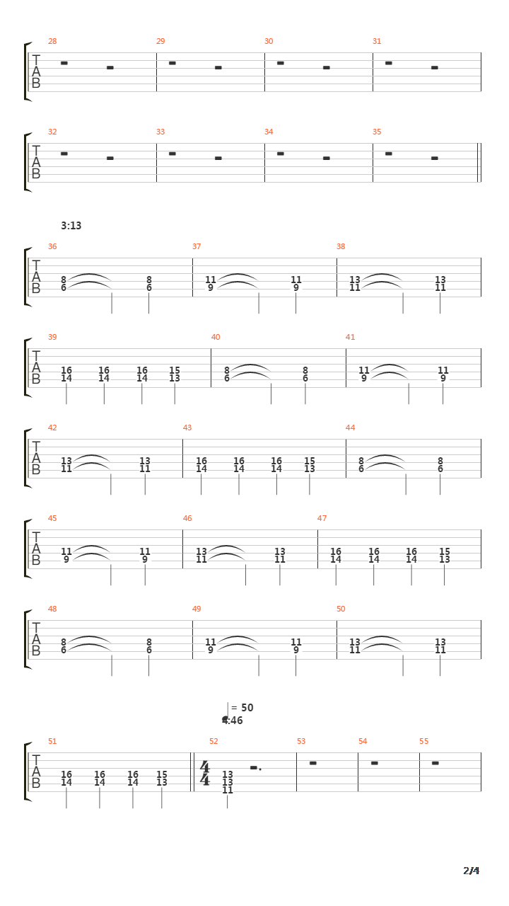 Sign Of A Storm吉他谱