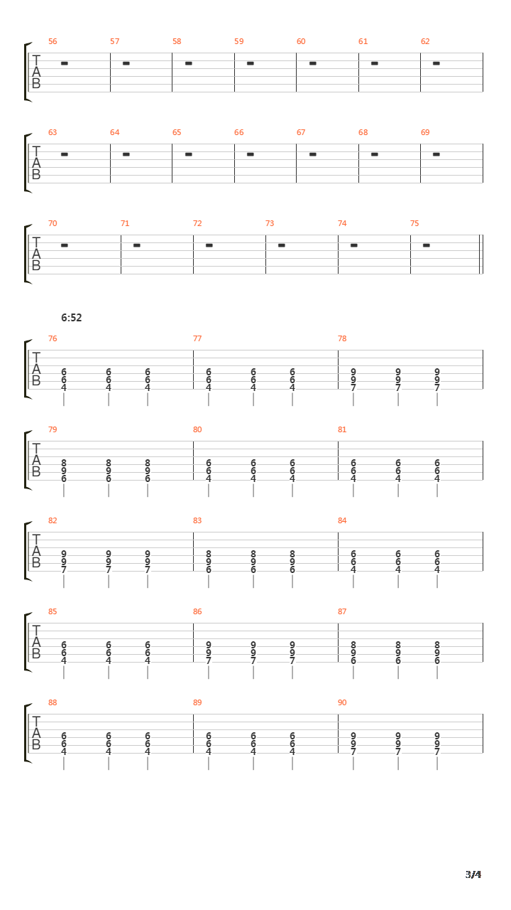 Sign Of A Storm吉他谱