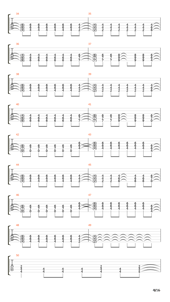 Lightning Into Darkenss吉他谱