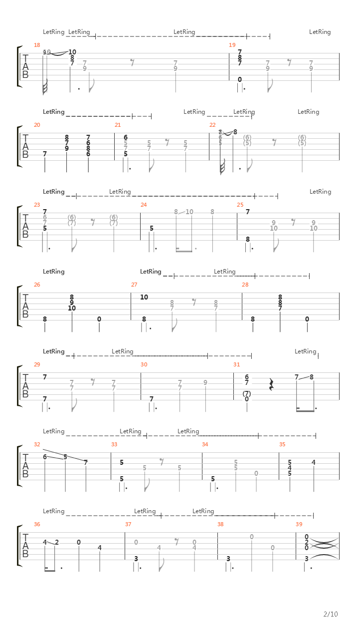 Latelier吉他谱