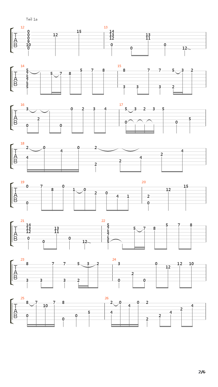 Tango吉他谱