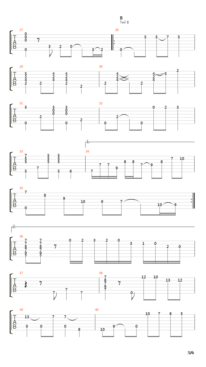 Tango吉他谱