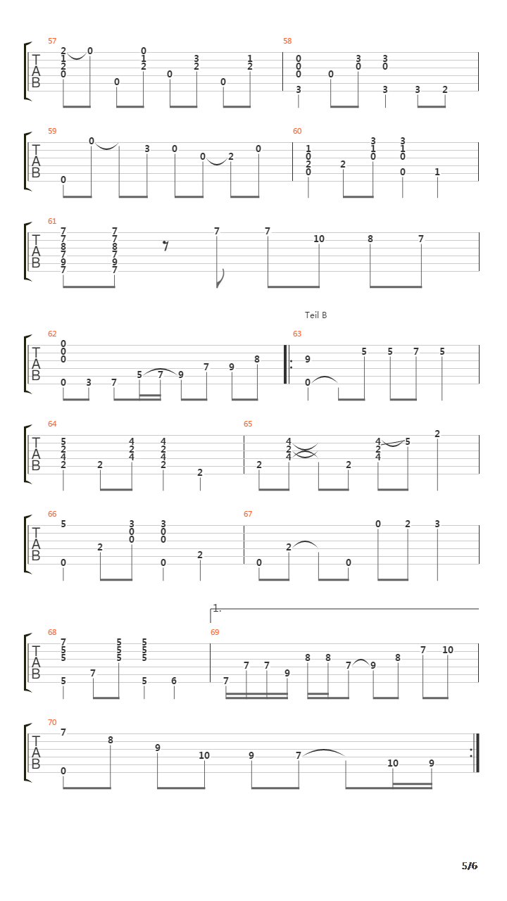 Tango吉他谱