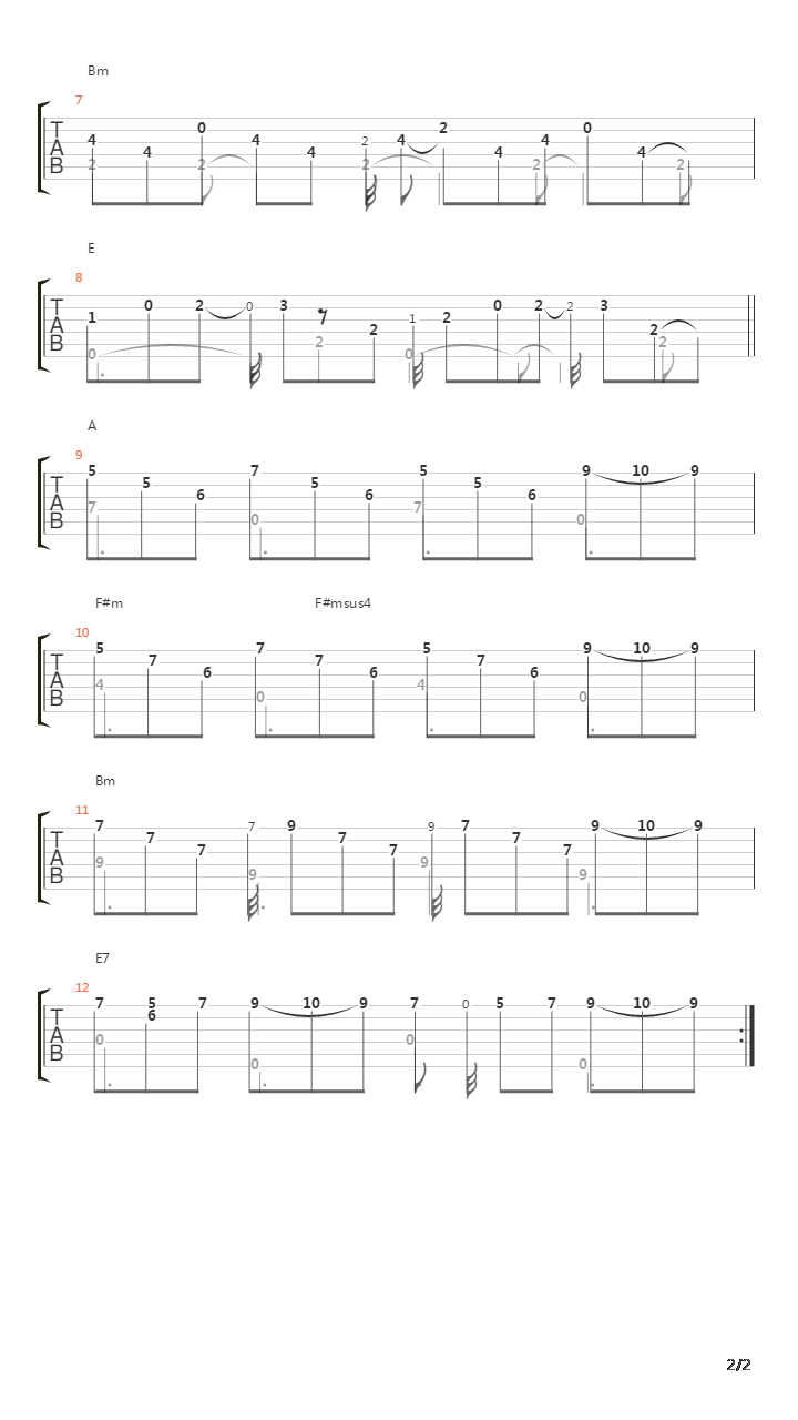 Ti Amo吉他谱