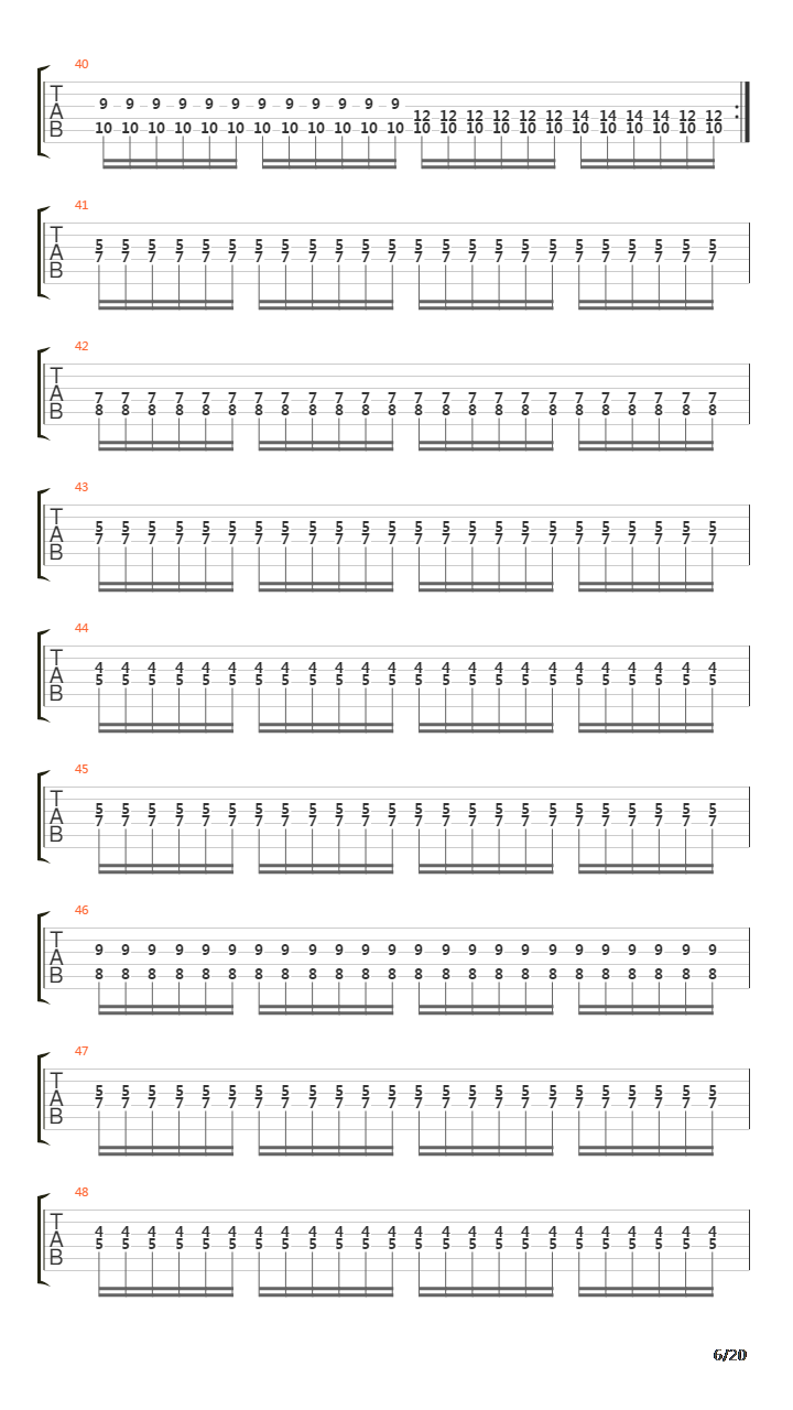 Saknad吉他谱