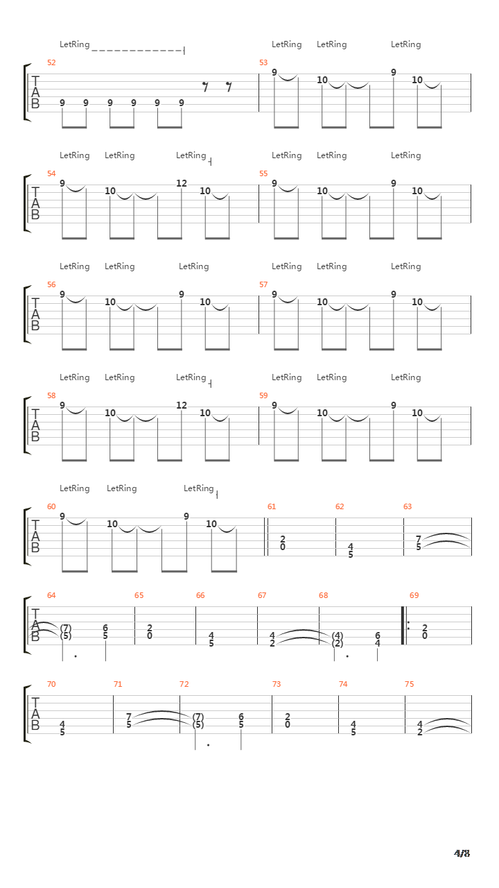 Sorg吉他谱