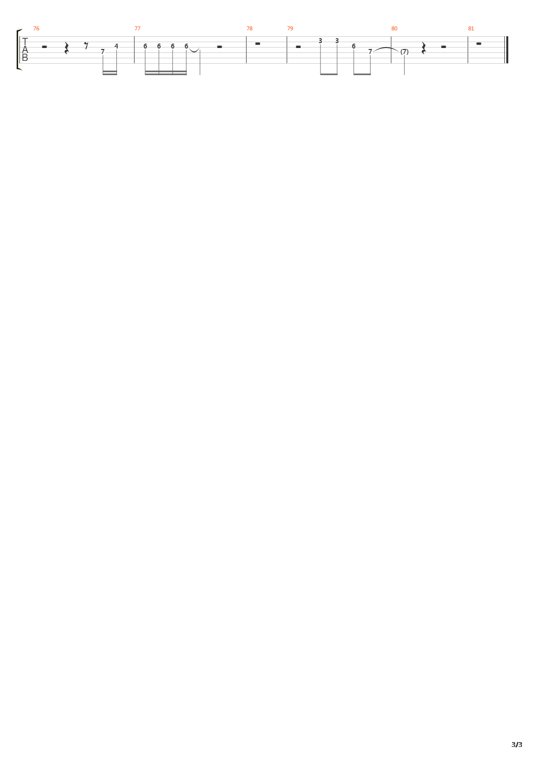 Senza Parole吉他谱